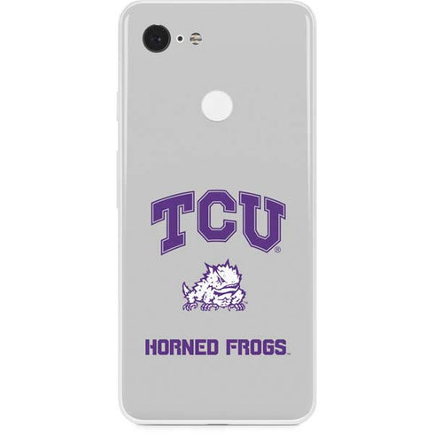 Texas Christian University Horned Frogs Logo Print Google Pixel 3 Skin